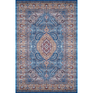 6×9 Feet Handmade Carpet Royal Blue Hand Knotted Persian Carpet
