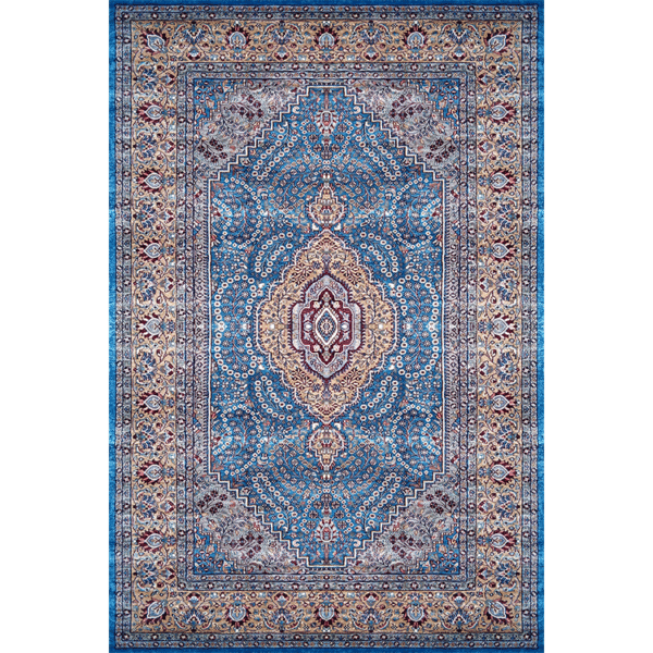 6×9 Feet Handmade Carpet Royal Blue Hand Knotted Persian Carpet