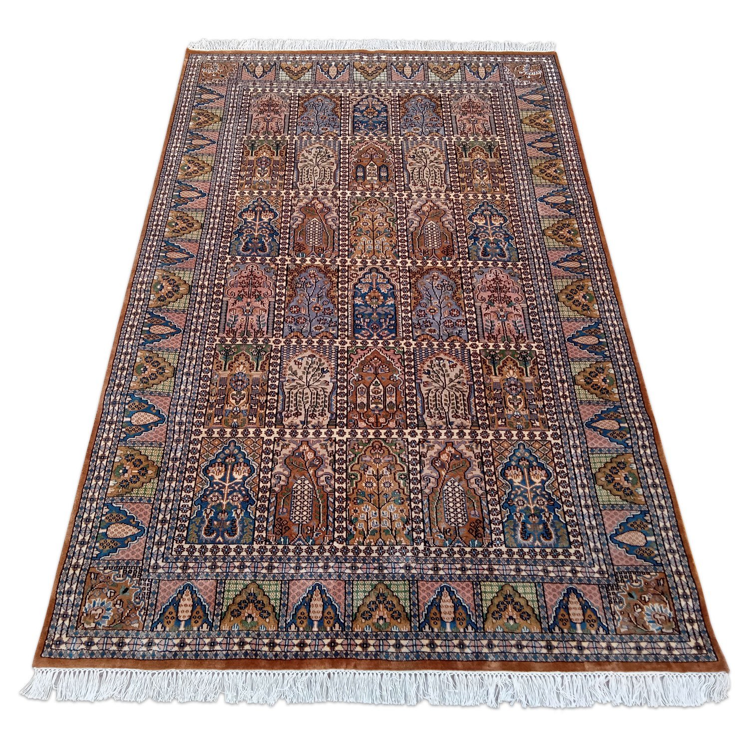 6×9 Feet Handmade Carpet Royal Yellow Hand Knotted Hamadan Wool Carpet - Image 2