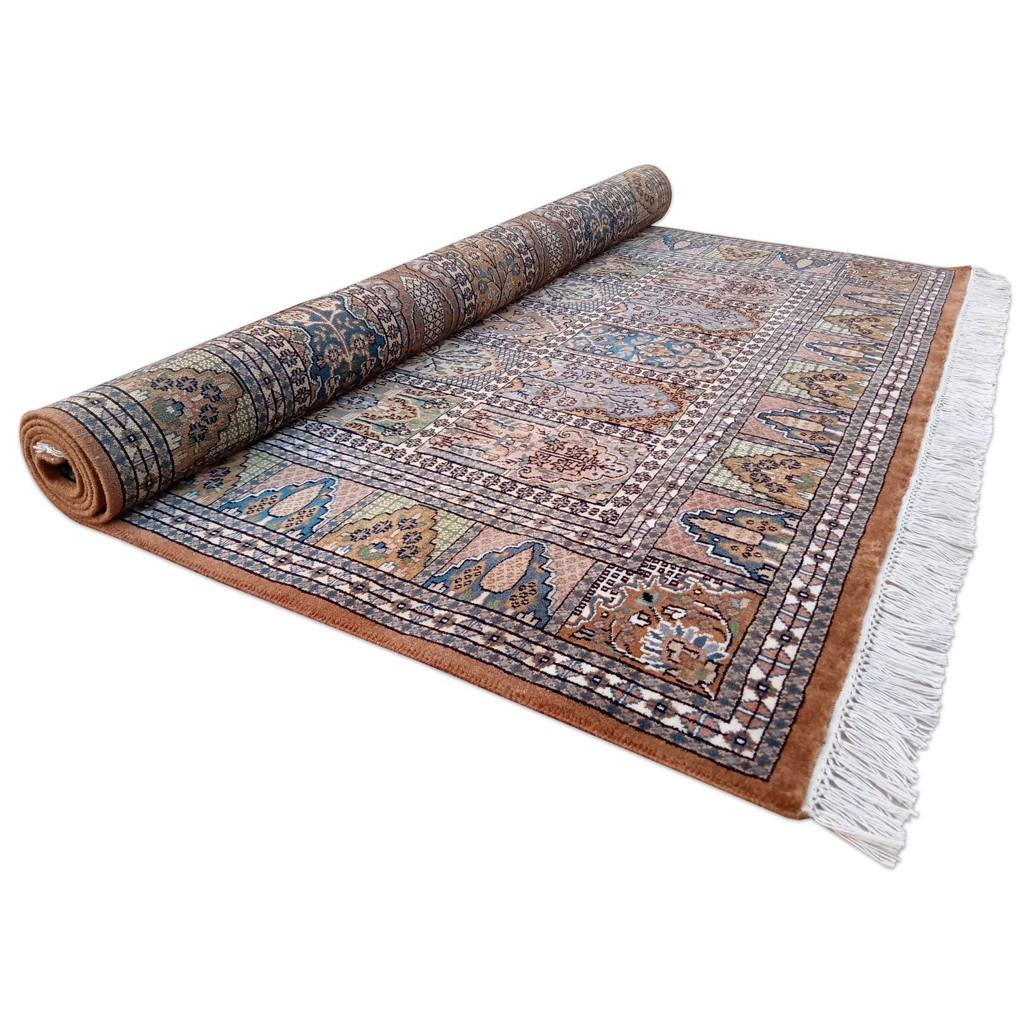 6×9 Feet Handmade Carpet Royal Yellow Hand Knotted Hamadan Wool Carpet - Image 6