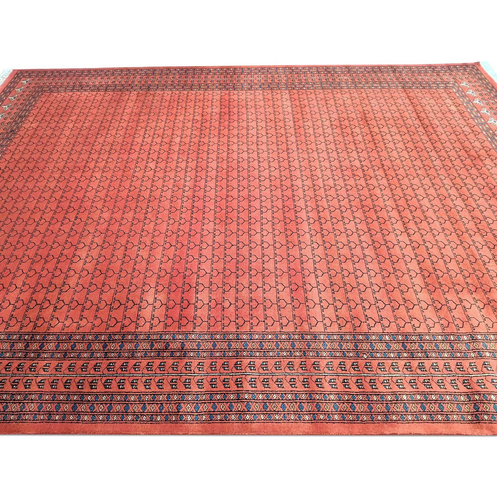 8x10 feet Hand Knotted Copper Wool Carpet - Image 2