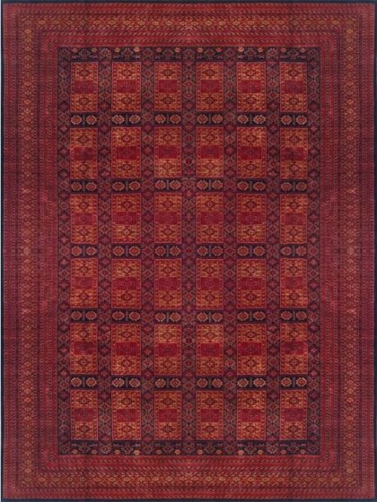 9x12 feet Handmade Tribal Carpet Black & Broun