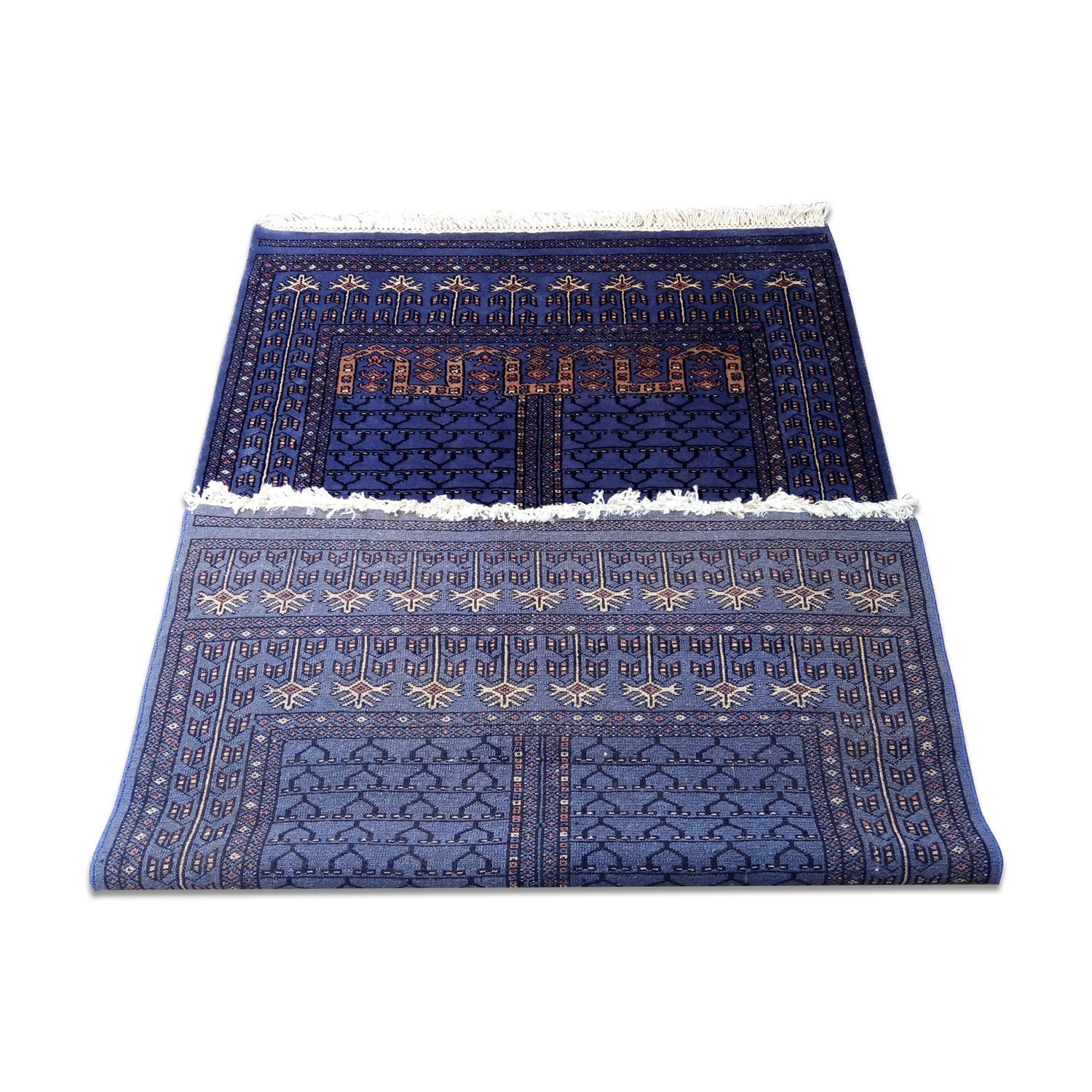 4×6 Feet Handmade Purple Wool Carpet Parda