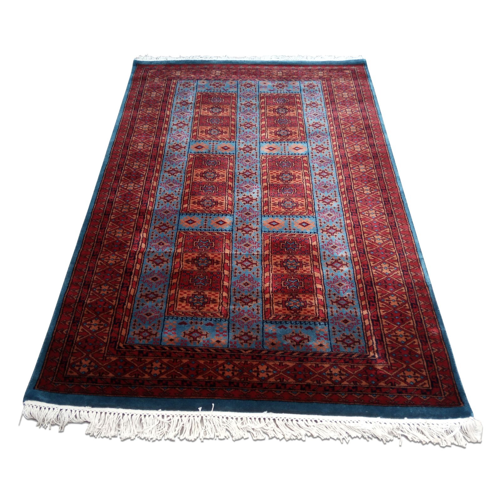4×6 Feet Handmade Wool Carpet Royal Grey Hand Knotted Dubba Carpet - Image 2