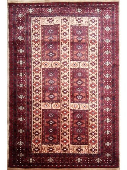 4×6 Feet Handmade Wool Carpet Royal Yellow Hand Knotted Dubba Carpet