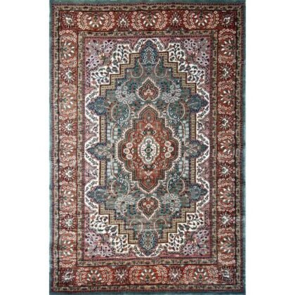 4×6 Feet Sky Blue Hand Knotted Persian Carpet