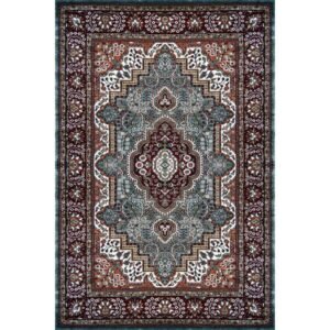 4×6 Feet Sky Blue Hand Knotted Persian Carpet