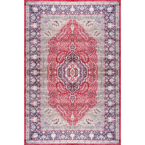 6×9 Feet Handmade Carpet Royal Red Hand Knotted Persian Carpet