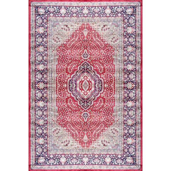 6×9 Feet Handmade Carpet Royal Red Hand Knotted Persian Carpet