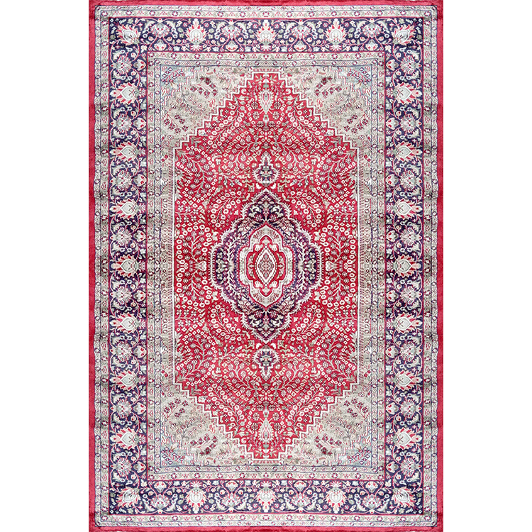 6×9 Feet Handmade Carpet Royal Red Hand Knotted Persian Carpet