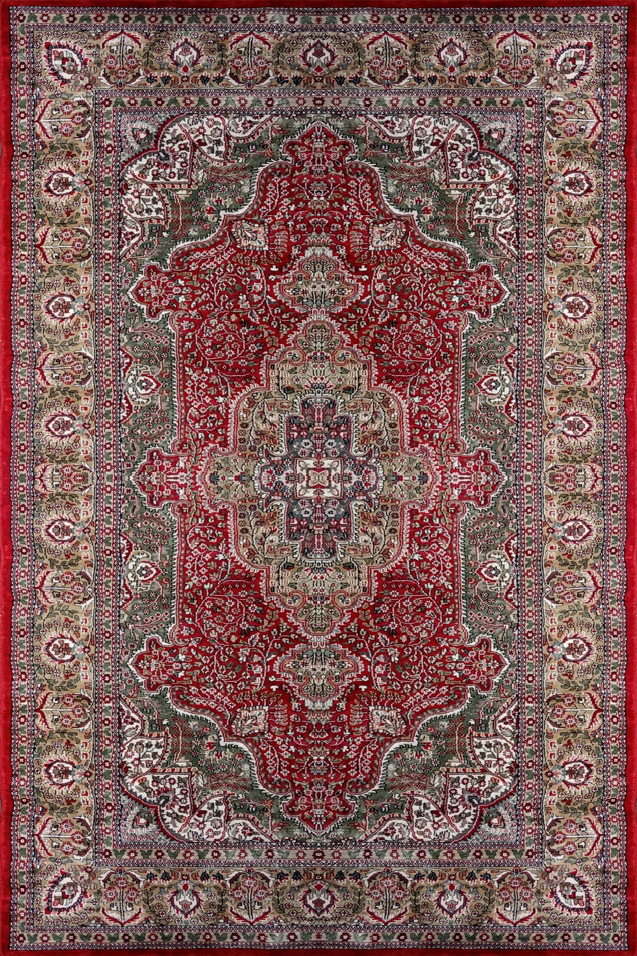 6×9 Ft Handmade Carpet Royal Red Persian Carpet - Image 3