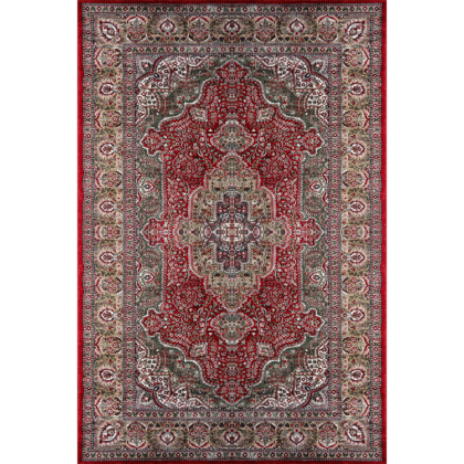 6×9 Ft Handmade Carpet Royal Red Persian Carpet