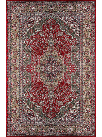 6×9 Ft Handmade Carpet Royal Red Persian Carpet