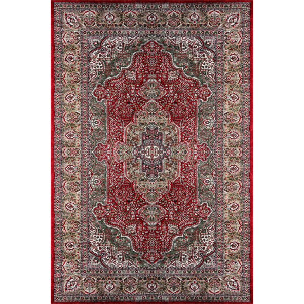 6×9 Ft Handmade Carpet Royal Red Persian Carpet