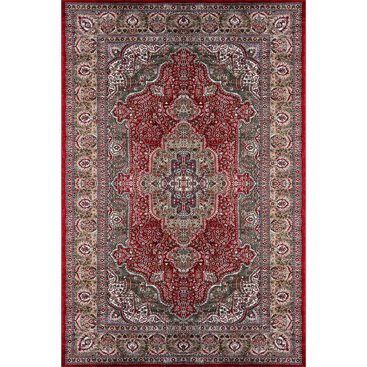 6×9 Ft Handmade Carpet Royal Red Persian Carpet