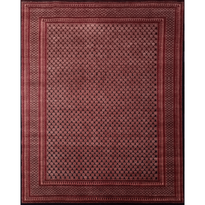 8x10 Feet Hand Knotted Wool Black Lichi Carpet